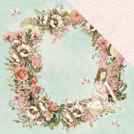 Скрапбумага двусторонняя Fantasy - Fairy garden, 30x30, Kaisercraft
