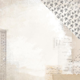 Скрапбумага двусторонняя Layered -PEN & INK, 30x30, Kaisercraft