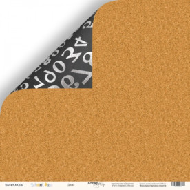 Аркуш двостороннього паперу 30x30 Scrapmir Дошка - School Days