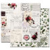 Двосторонній папір Rose receipts - Midnight Garden, з фольги. 30х30 см, Prima