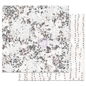 Двосторонній папір Colorless - Pretty Pale, з фольги. 30х30 см, Prima