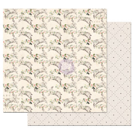 Двусторонняя бумага Spring Farmhouse - Spring Farmhouse, с фольг.,  30х30 см, Prima