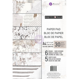Набір скраппаперу Pretty Pale, А4 21 * 29,7 см, 6 листів, Prima
