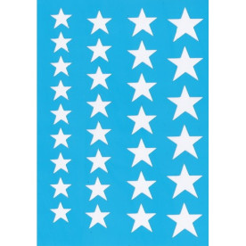 Трафарет Зірки FDTR014, 15х20 см, Фабрика Декору