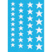 Трафарет Звезды FDTR014, 15х20 см, Фабрика Декору