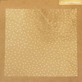 Ацетатний лист з фольгуванням «Золотий горошок», 30,5х30,5 см, Артузор