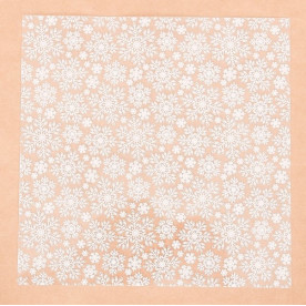 Ацетатний лист для скрапбукінгу Сніжинки, 20х20 см, Артузор