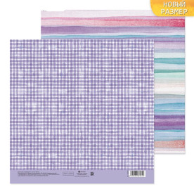 Бумага для скрапбукинга Прованс, 20х20 см, 180 г/м, Артузор