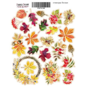 Набор наклеек (стикеров) #046, Autumn, 21х16 см, Фабрика Декора