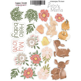 Набор наклеек (стикеров) #039, Baby&Mama, 21х16 см, Фабрика Декора
