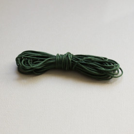 Вощений шнур оливкового кольору 5 м.