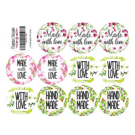 Набір наклейок (стікерів) для журналінга # 1-004, 21х15 см, Фабрика Декору