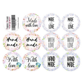 Набор наклеек (стикеров) для журналинга #1-002, 21х15 см, Фабрика Декора