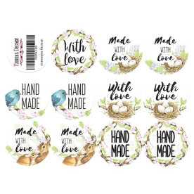 Набір наклейок (стікерів) для журналінга # 1-001, 21х15 см, Фабрика Декору