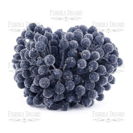 Набір цукрових ягід калини, 20шт, колір чорний, Фабрика Декору