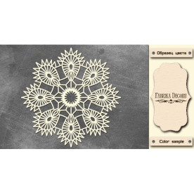 Набор чипбордов,ов, цвет крафт-милк, 15х15 см, FDCH-231, ТМ Фабрика Декора