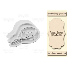 Заготівля для шейкера Lightbulb 10,5х6,7, колір беж, Фабрика Декору