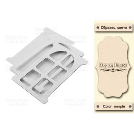 Заготівля для шейкера Window-2 12х8,3, колір молочний, Фабрика Декору