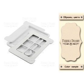 Заготівля для шейкера Window 13,3х9,5, колір беж, Фабрика Декору