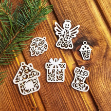 Чіпборд Набір подвесок120 * 78мм, Вензелік