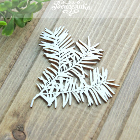 Чипборд Веточка 26 64*66мм, Вензелик