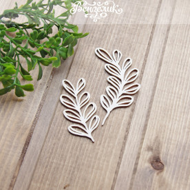 Чипборд Набор веточек 36 75*65мм, Вензелик