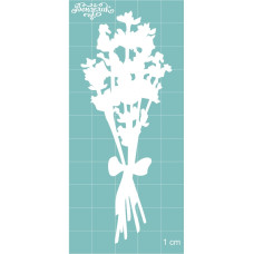 Чипборд Букетик лаванды 39*101 мм, Вензелик