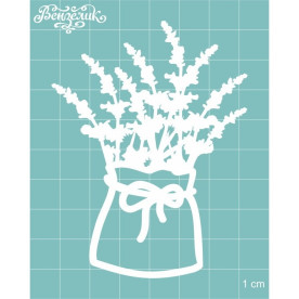 Чіпборд Квіти в мішечку 65 * 86 мм, Вензелік