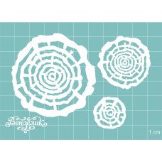 Чіпборд Набір дерев'яних спилов 03 94 * 65 мм, Вензелік