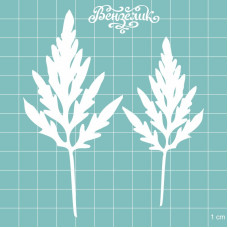 Чіпборд Набір листочків 02 95 * 110 мм, Вензелік