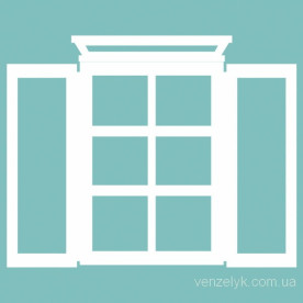 Чипборд Окно 08 51*63 мм, Вензелик