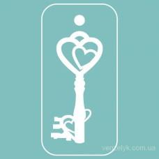Чіпборд Ключик 07 52 * 24 мм, Вензелік