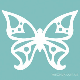 Чіпборд Метелик 02 38 * 48 мм, Вензелік