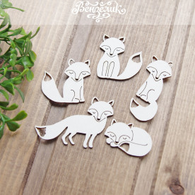 Чіпборд Лисички 71 * 98мм, Вензелік