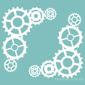  Чипборд Уголки 01 110*92 мм,  Вензелик