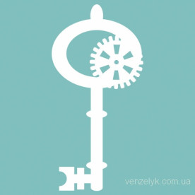 Чіпборд Ключик стімпанковской 01 80 * 40 мм, Вензелік