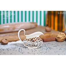 Чипборд Молочник 46*59 мм,  Вензелик