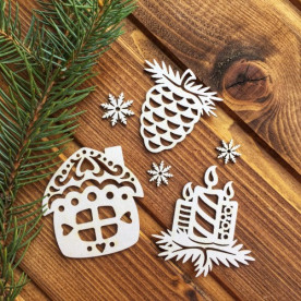 Чіпборд Набір підвісок 160 * 75мм, Вензелік