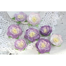 Набор цветов Dessert Оттенки сиреневого Iris, 35-45 мм, 8 шт