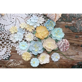 Набір кольорів First Love пісочно-блакитний мікс Iris, 25-40 мм, 21 шт