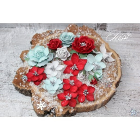 Набор цветов Mystery Dream Яркая зима Iris, 15-45 мм, 17 шт