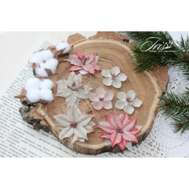 Набор цветов и декора Cortez Craft Iris, 30-50 мм, 10 шт