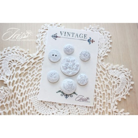 Набор полимерных фигурок Vintage Валенсия Iris, 15-27 мм, 7 шт