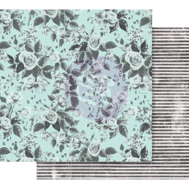 Скрапбумага двусторонняя с фольг Something Floral - Flirty Fleur, Prima