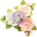 Набор цветов Sweet Roses w leaves - Poetic Rose, 3 шт, Prima