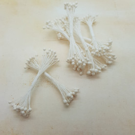 Набір тичинок для квітів, 25 гілочок (50 головок),