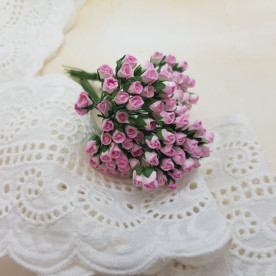 Набор бутонов роз, 4-5 мм, розовый, 10 шт