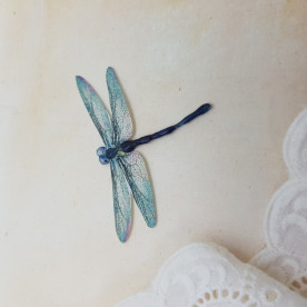 Бабка декоративна, 8х5 см, блакитна