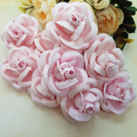 Розочка 50 мм, нежно-розовый, 1 шт.