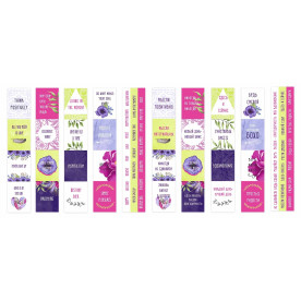 Набор полос с картинками для декорирования Mind Flowers, Фабрика Декору